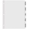 Avery Big Tab Printable White Label Dividers for 3 Ring Binders, 5 Tabs per Set, White (20 Sets of 14434)
